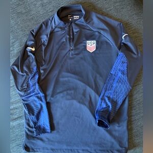 Nike Black Dri-FIT Quarter Zip Pullover